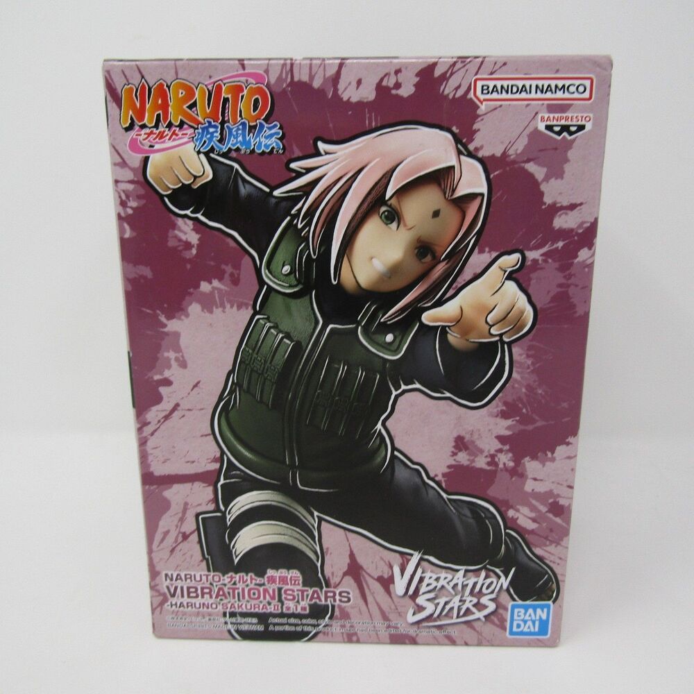 Naruto Vibration Stars Haruno Sakura Action Figure NEW Figurine Display Bandai